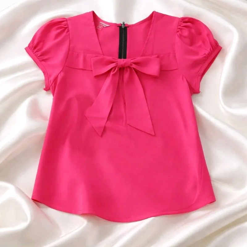 PRELOVED MAGNOLIA PINK BARBIE TOP ONE SIZE photo 1
