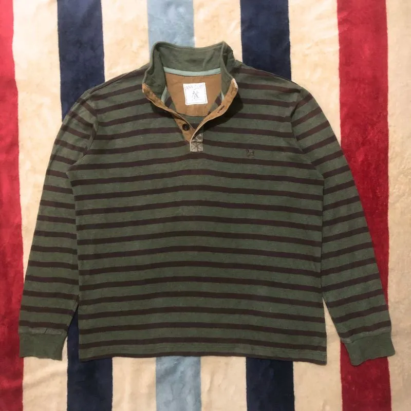 Ann Cliff Striped Piqué Sweatshirt photo 1