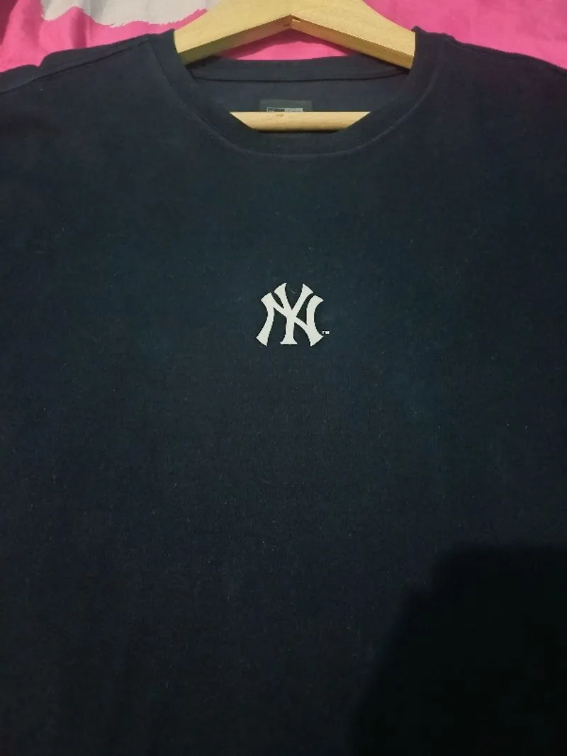 T-shirt new era baseball yankees L 118/120 P 74 warna navy  photo 1