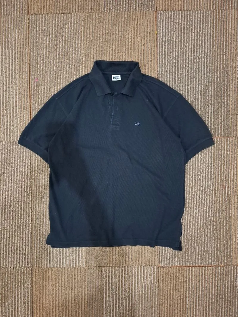 Vintage Lee Black Polo Shirt photo 1
