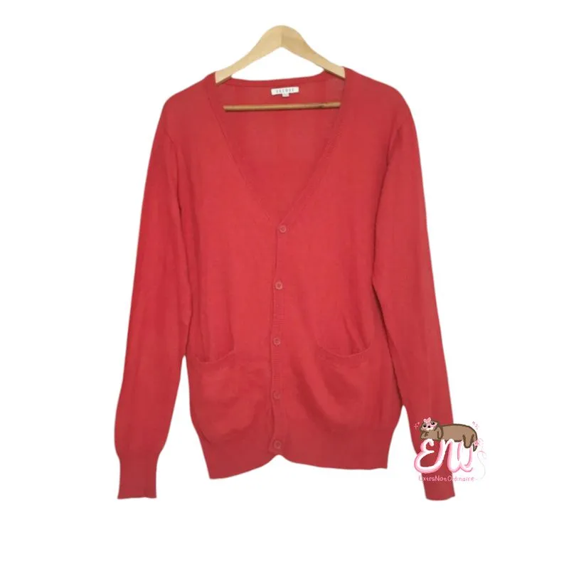 Japanese brand Vintage Streetwear Cardigan Pria red photo 1
