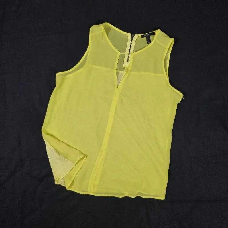 Blus Tanpa Lengan Kuning | Mango Suit - L photo 1