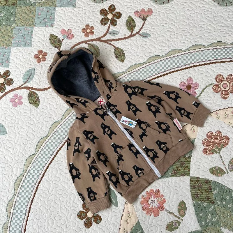 Hoodie bebedepino anak 3 tahun beruang coklat photo 1