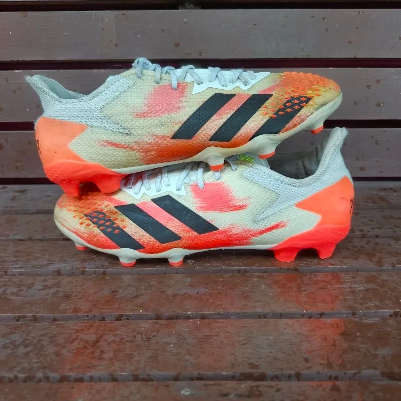 Sepatu Bola 39 (24.5 cm) Adidas Predator 20.2 FG Pop Black photo 1