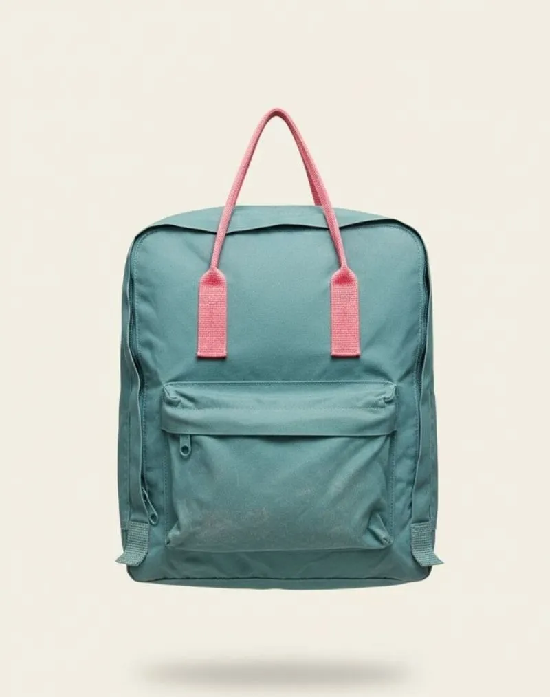 Fjallraven Kanken Blue Rope Pink Backpack Original photo 1