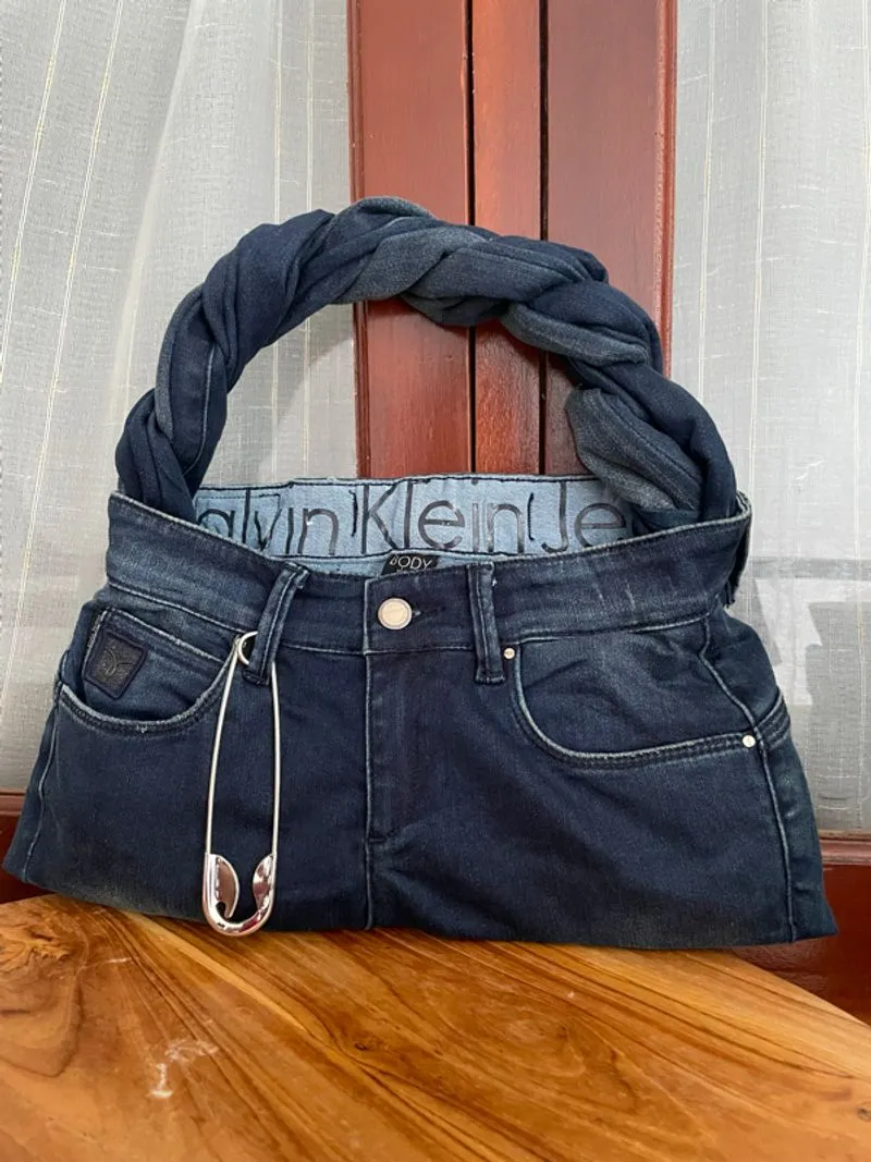 REWORKED BAG FROM ORIGINAL CALVIN KLEIN JEANS  photo 1