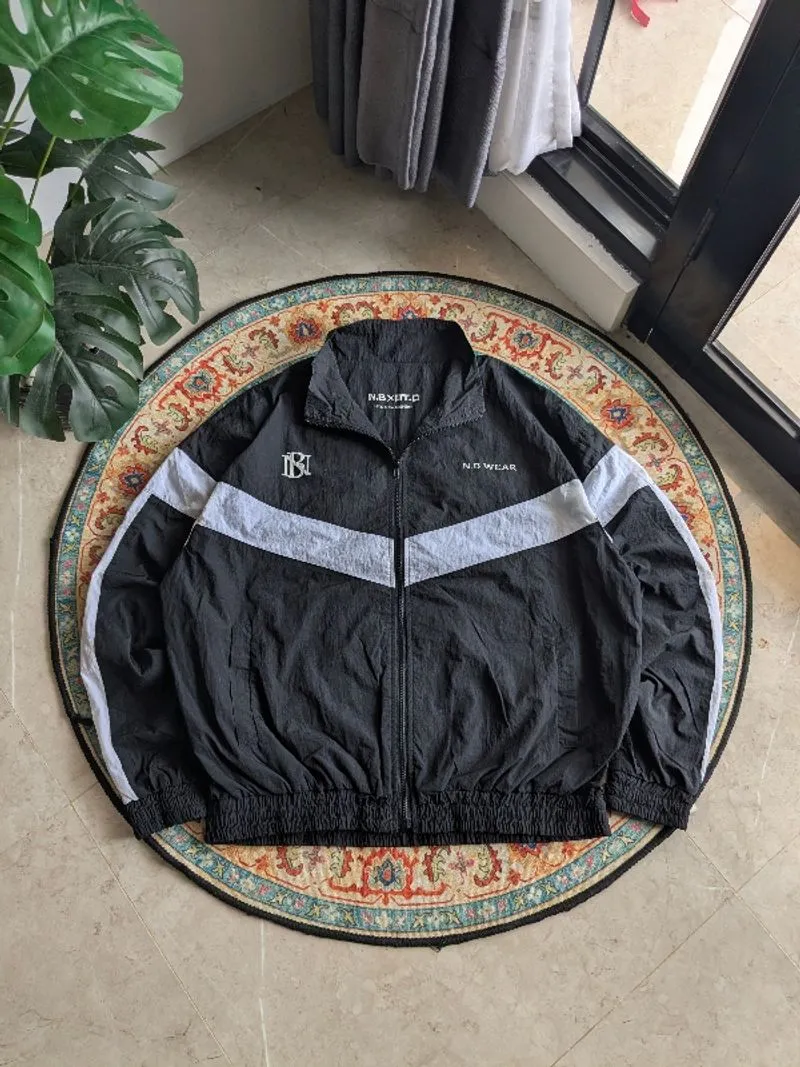 Windbreaker Colorblock sport jacket Nbwear not new balance photo 1