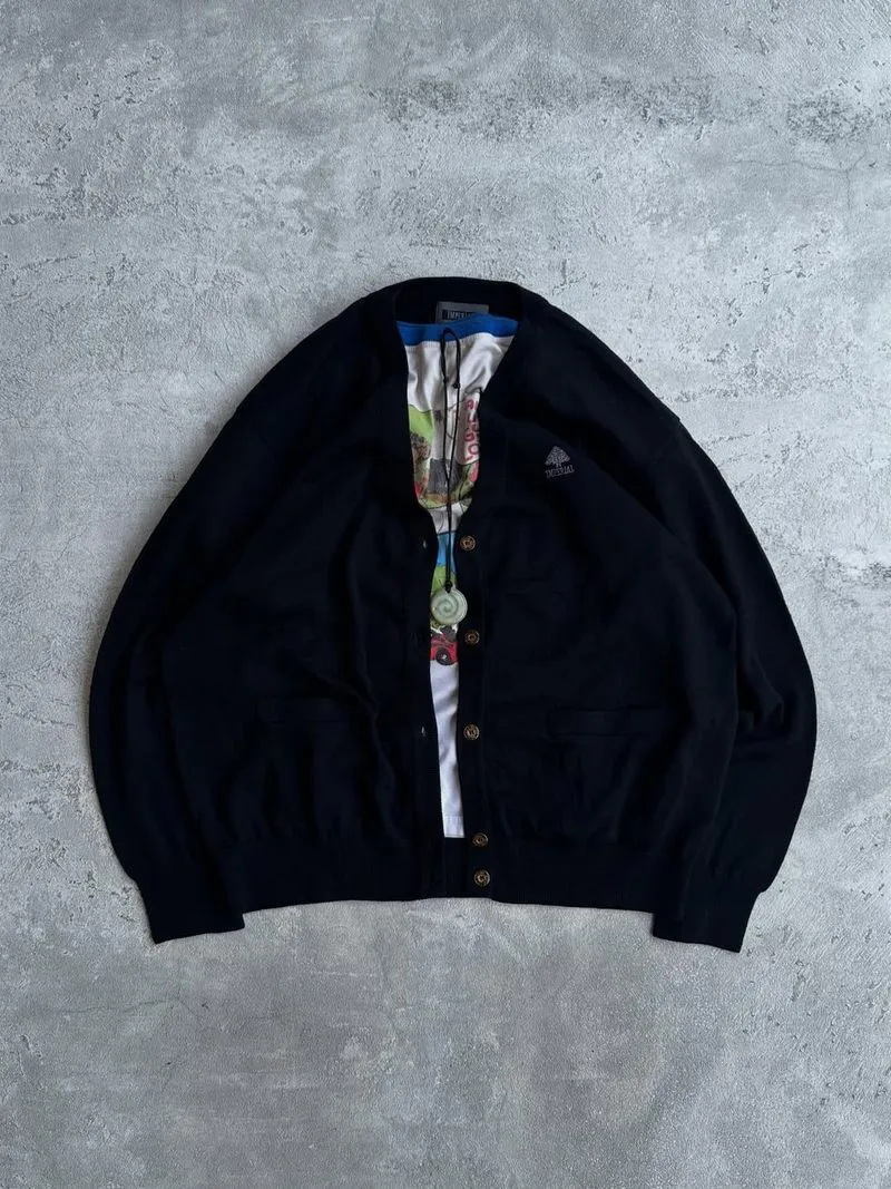 Imperial basic cardigan small logo knitwear photo 1