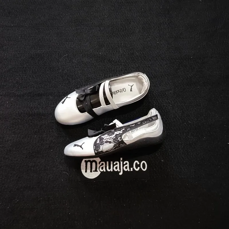 Puma Speedcat OG Ballet Silver Black Laces photo 1