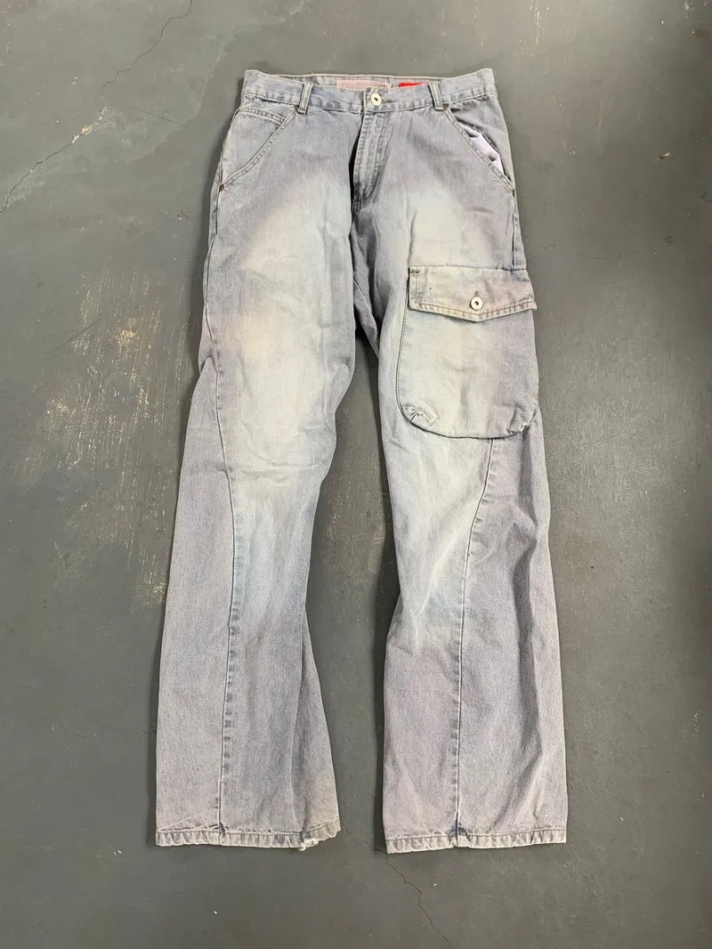 Diesel Vintage Y2K Jeans Pria white gray photo 1