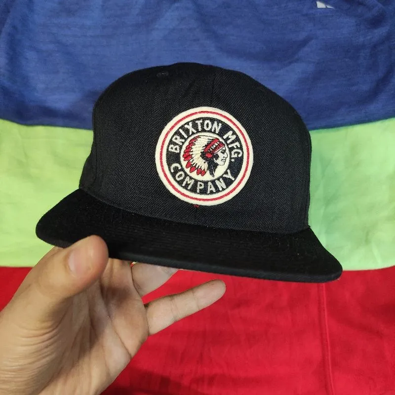 BRIXTON CAP | SNAPBACK | FULL BLACK photo 1