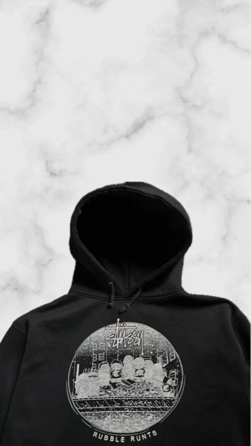Vtg Stussy Rubble Runts Hoodie photo 1
