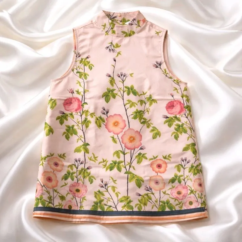 PRELOVED MINIMAL CREAM FLOWER SIZE M photo 1