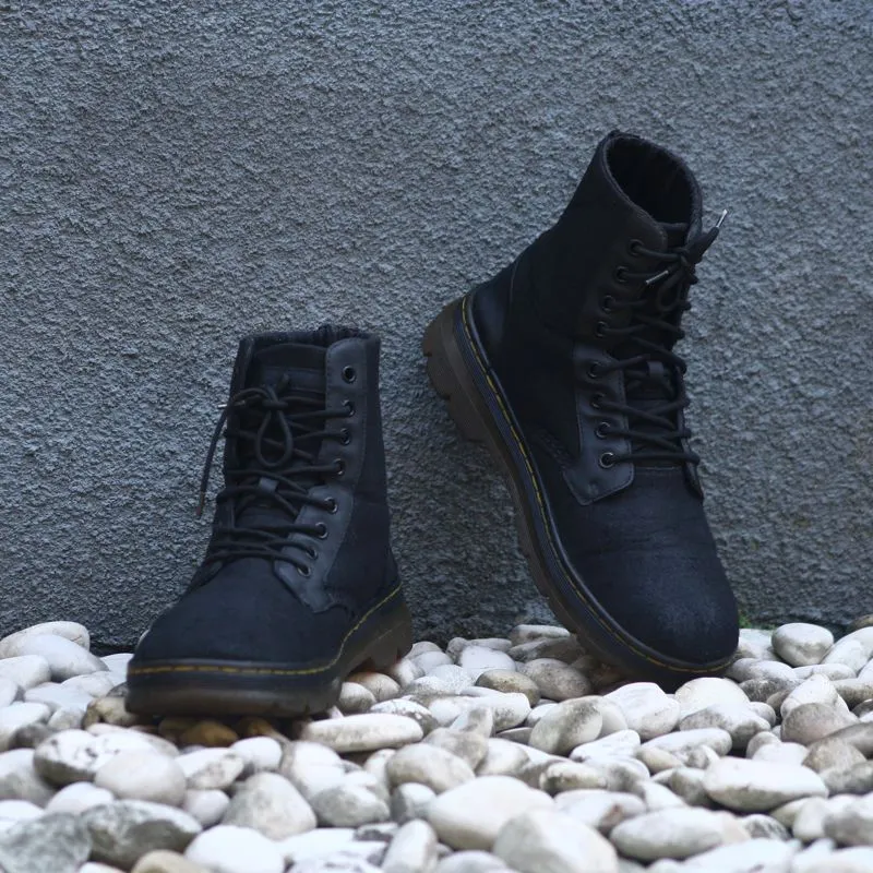 DR MARTENS Combs Lace-Up Combat Boots | EUR 43 | Black | No  photo 1