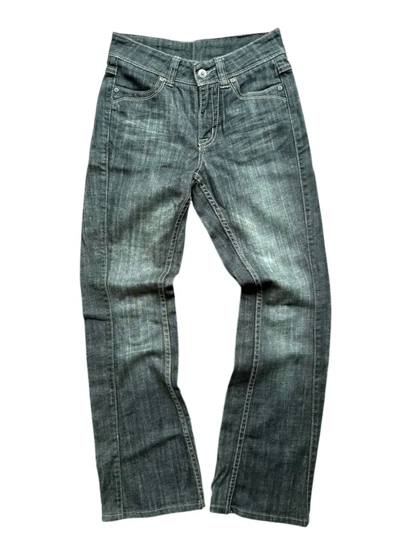 Vintage washed bootcut pants like tornado jeans denim photo 1