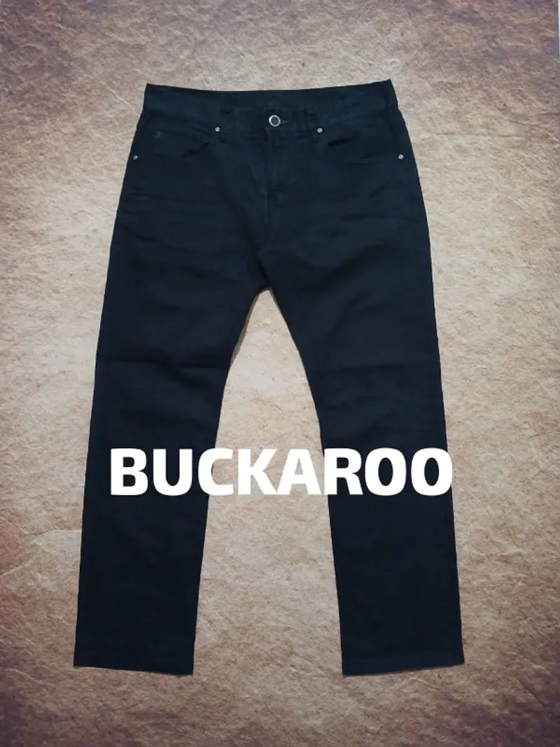 Jeans buckaroo hitam pria second thrift original photo 1
