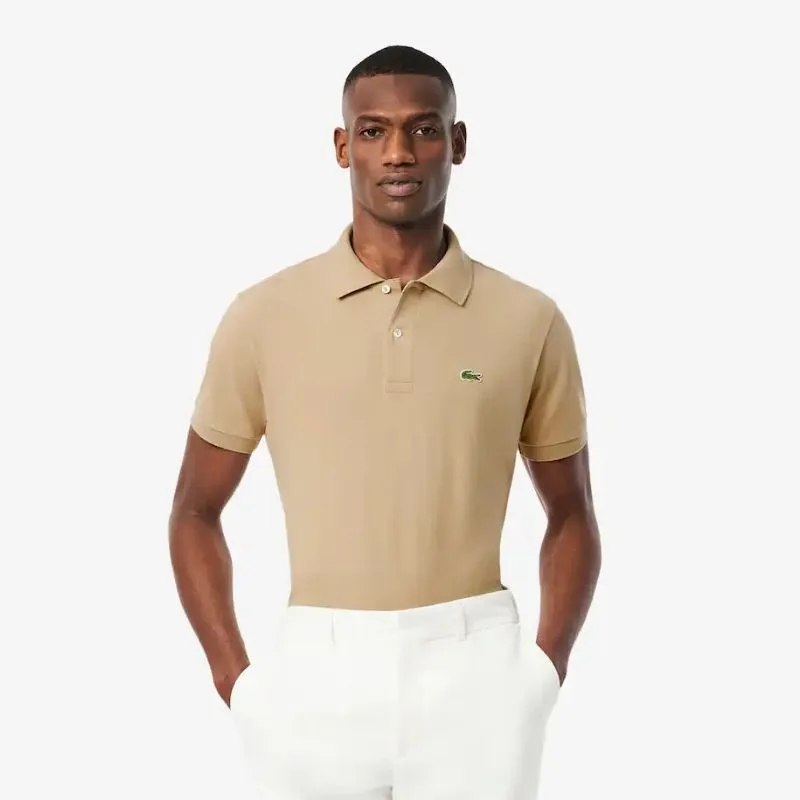 Kaos polo shirt Lacoste Beige colour Size No.3 Cotton Pique photo 1