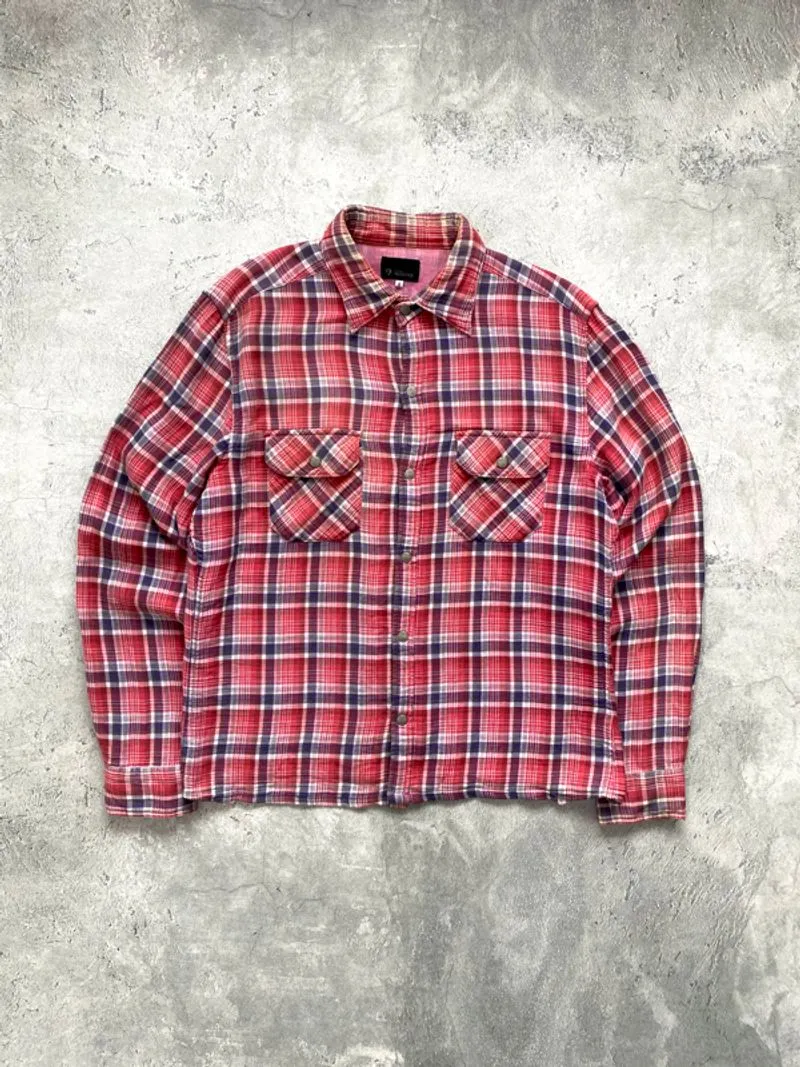 BOXY FLANNEL SHIRT BY TKMIXPICE photo 1