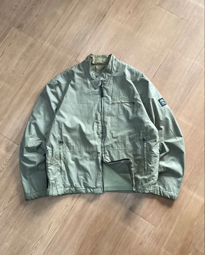 VINTAGE TIMBERLAND WORKJACKET FAUX LEATHER photo 1