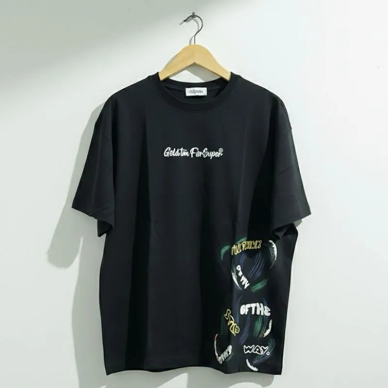 Korean Design Graphic Printed Motifs Tee photo 1