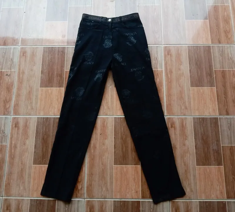 Versace Casual Skinny jeans Wanita black photo 1