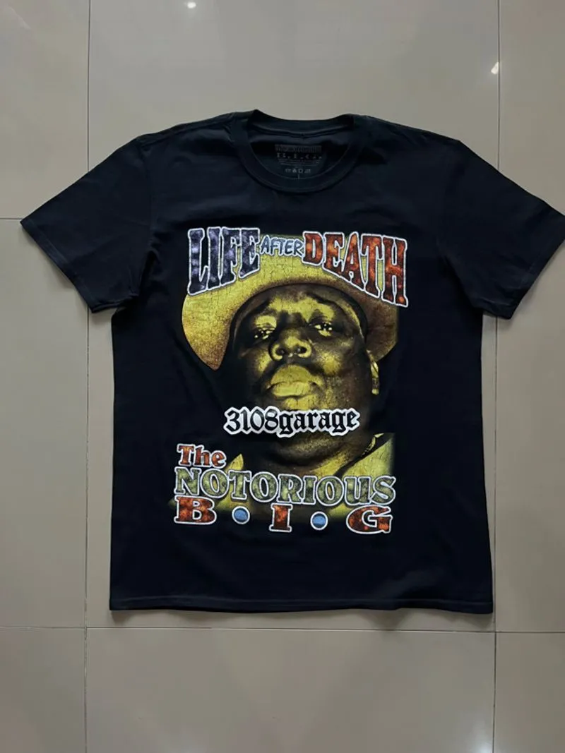 T-shirt tee Notorious BIG official merch  black sz L used go photo 1