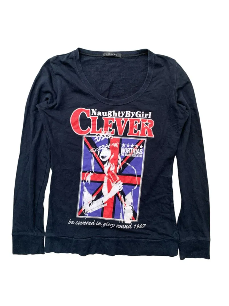 Naughty By Girl Y2K Long Sleeve Hysteric Glamour style photo 1