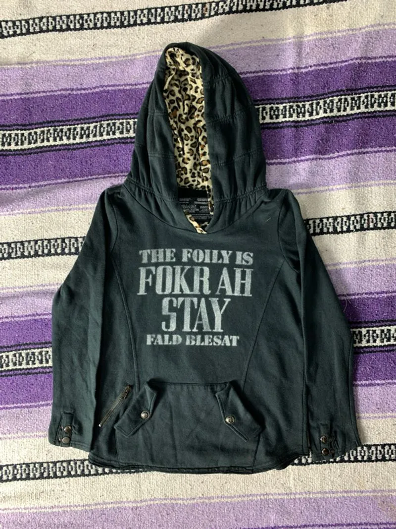 Maison Gilfy Poem Hoodie Vkei Y2k gothic emo lgb kmrii photo 1
