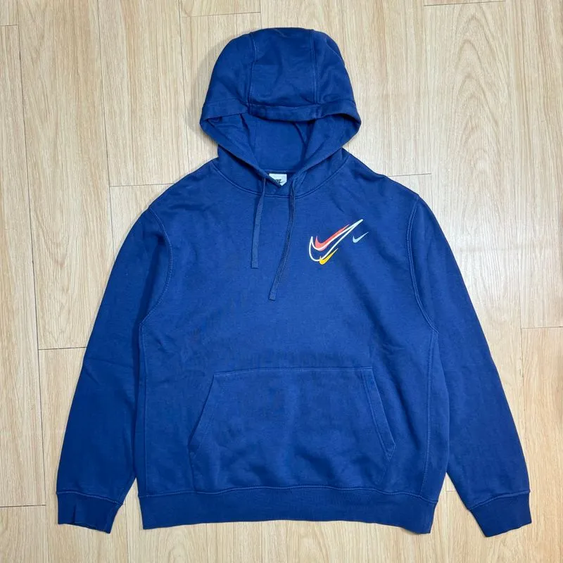 Nike Sportswear Casual Hoody Pria navy photo 1