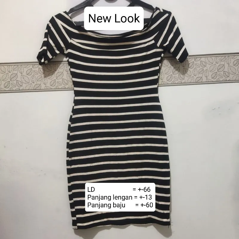 New look Minidress stripe size S photo 1