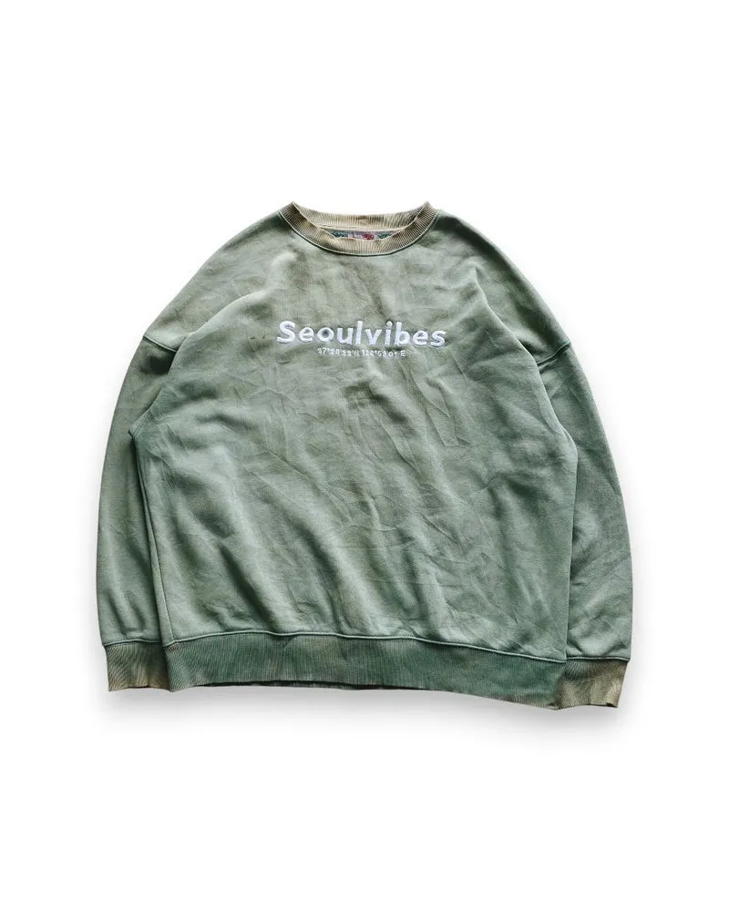 Sweatshirt SPAO Seoul Vibes Embroidery Crewneck photo 1