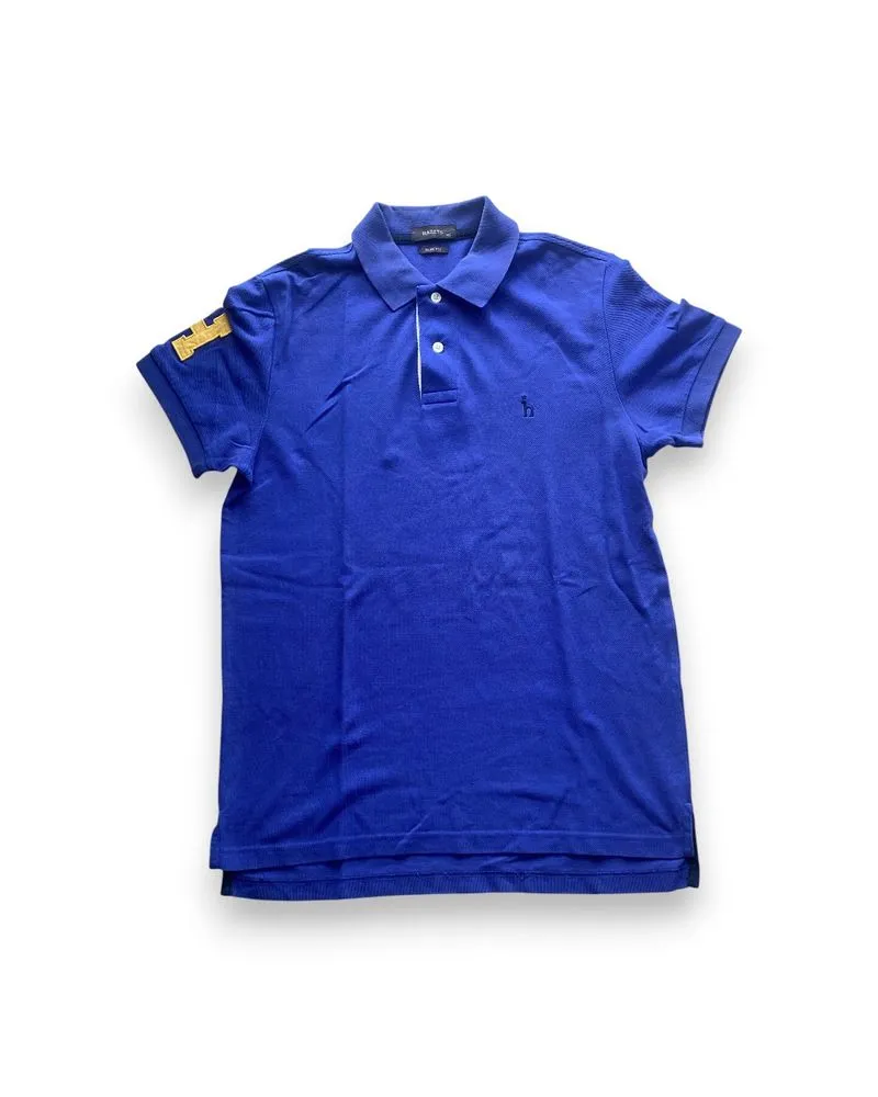 Kaos Kerah Hazzys Small Logo Royal Blue Poloshirt photo 1
