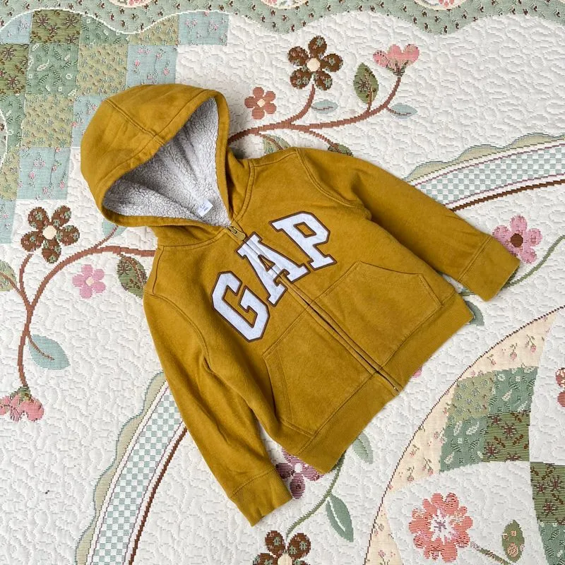 Hoodie anak gap sherpa mustard cakep banget photo 1