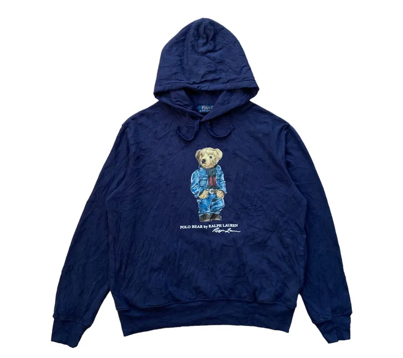 Polo Ralph Lauren Vintage Streetwear Hoody Pria navy photo 1