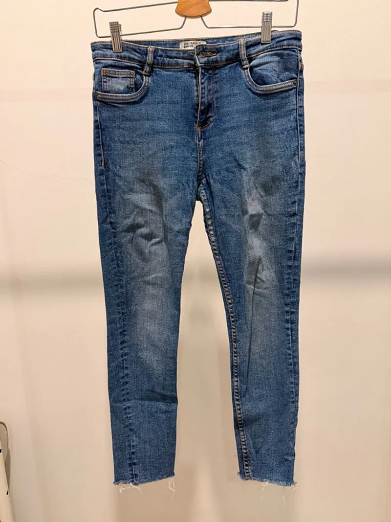 ZARA CELANA PANJANG JEANS WANITA photo 1