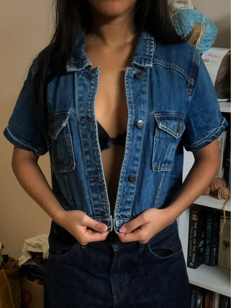 Jean Button Up photo 1