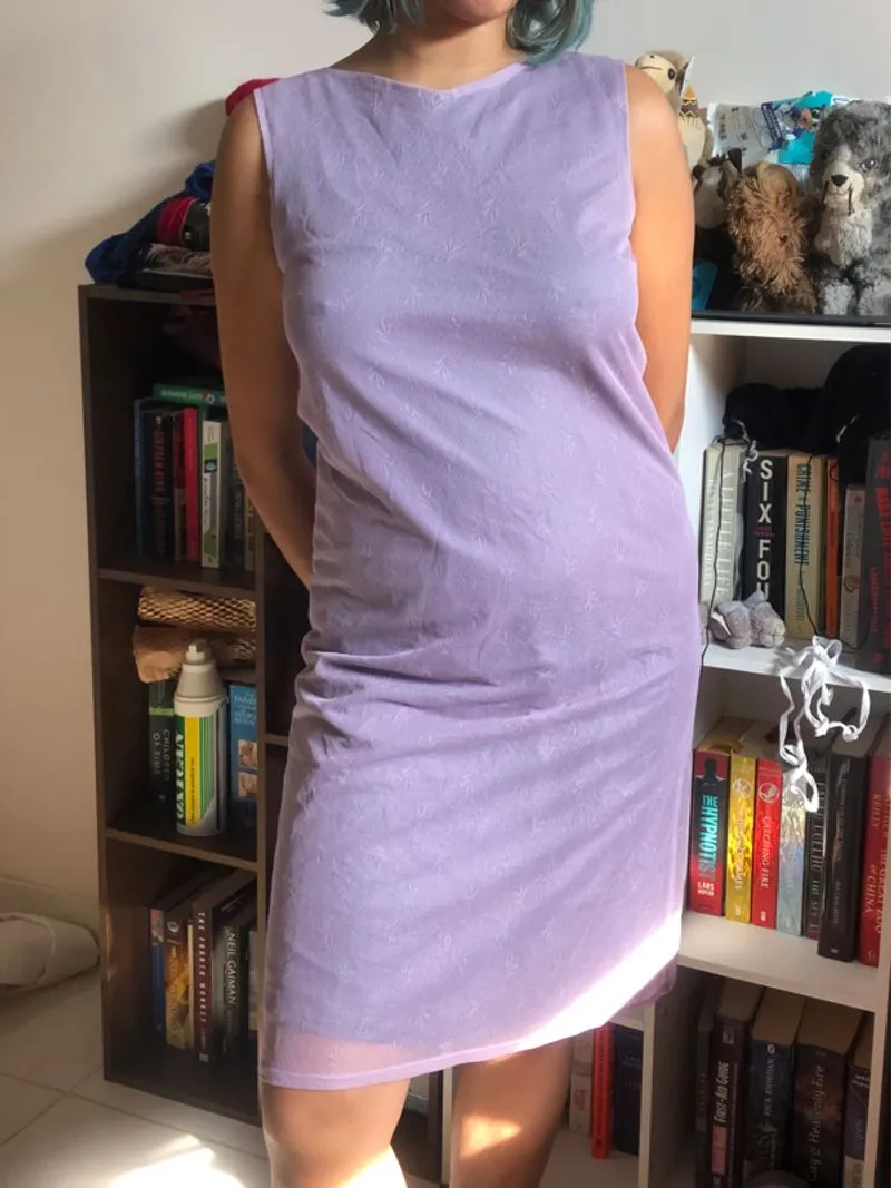 Purple Slip Dress photo 1