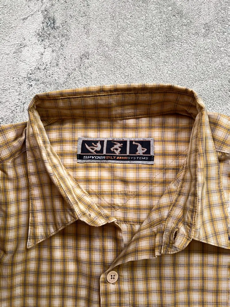 Vintage Spyderbilt Short Sleeve Plaid Shirt  photo 1