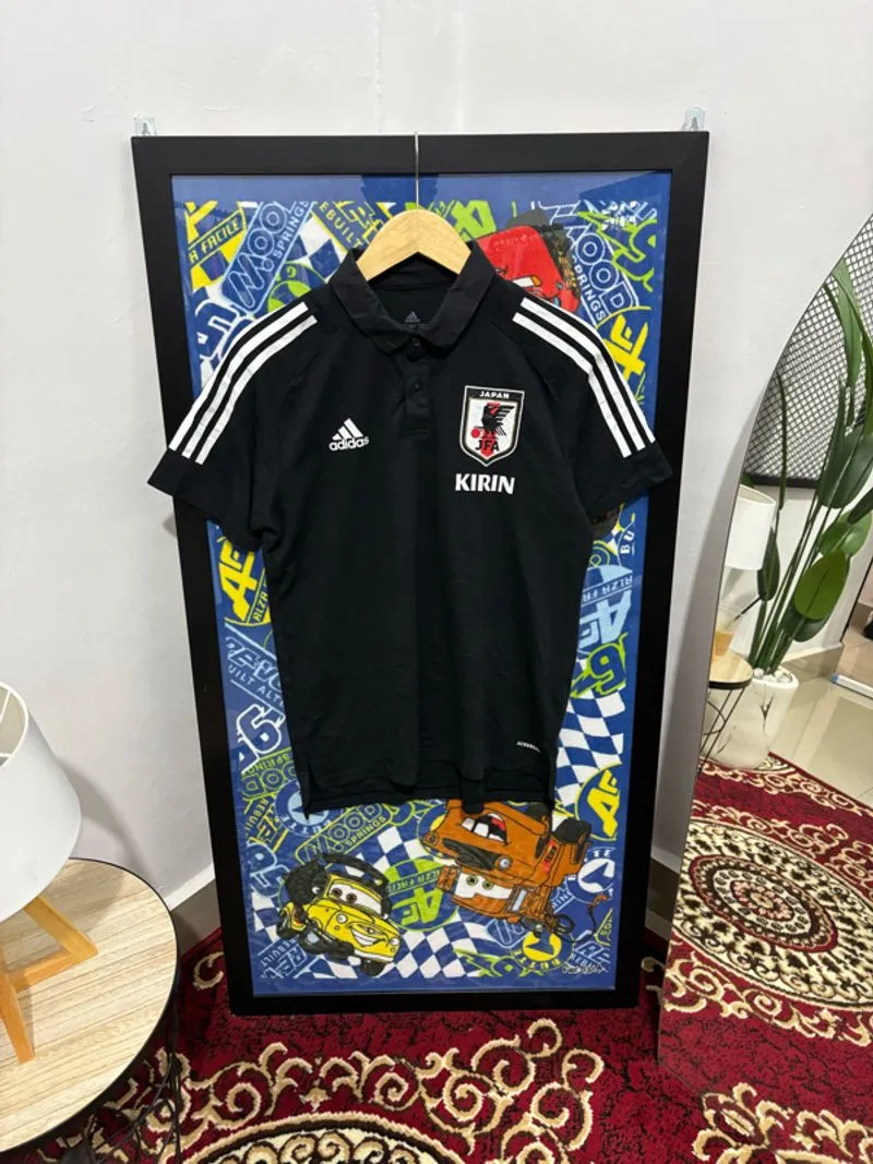 polo shirt adidas jfa kirin japan photo 1