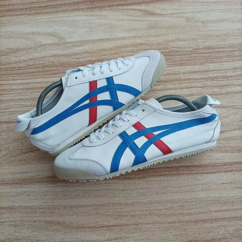Onitsuka Tiger Indie Casual Sneakers Pria white red blue photo 1