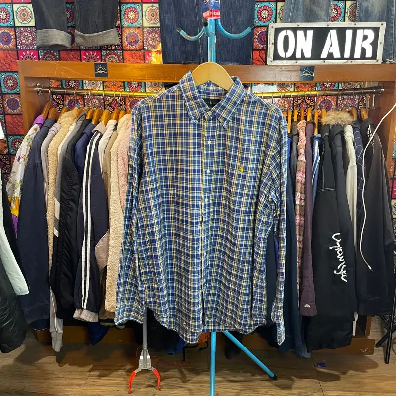 Polo Ralph Lauren Plaid Button-Down Long-Sleeved Shirt photo 1