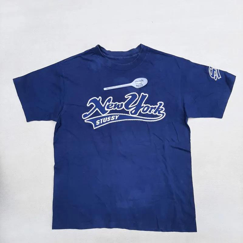 Stussy Vintage T-shirt Pria blue photo 1