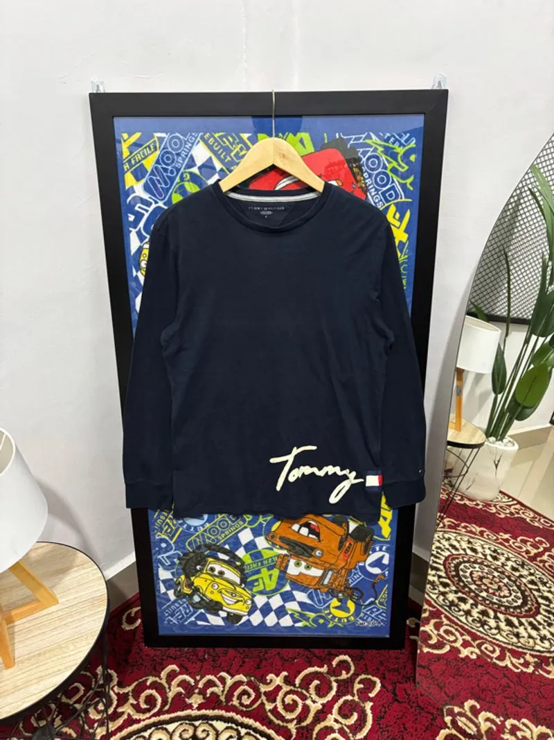 kaos lengan panjang longsleeve tommy hilfiger photo 1