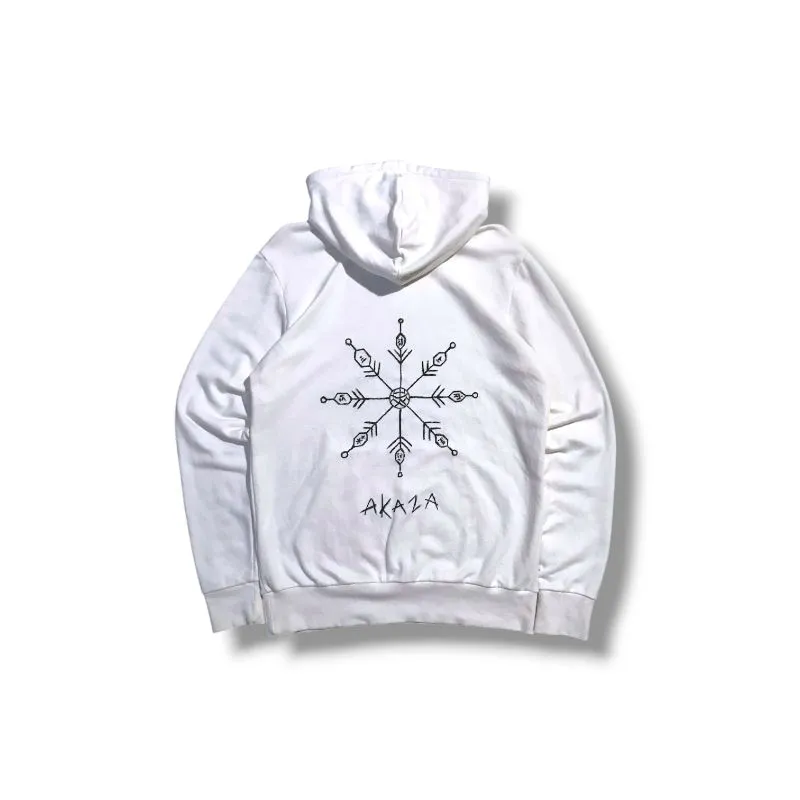 HOODIE REWORKED AKAZA WHITE  photo 1