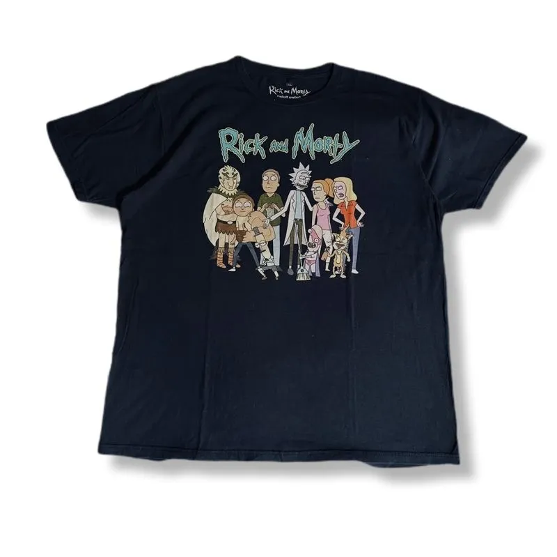 RICK AND MORTY FAMILY ADULT SWIM T-SHIRT | KAOS | JSNG photo 1