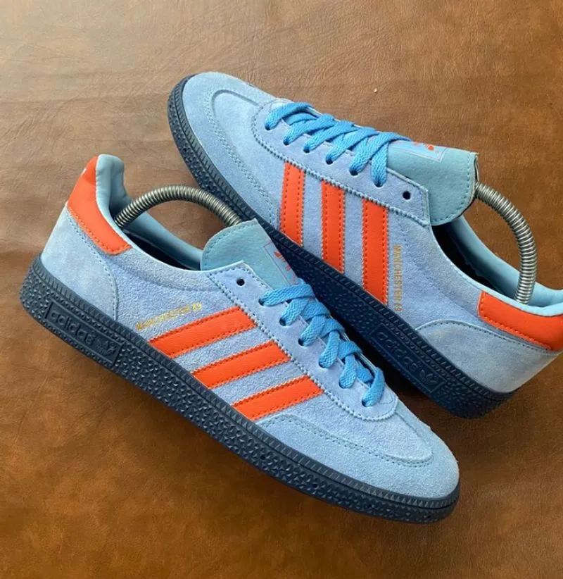 Adidas Casual Sneakers Pria orange blue photo 1