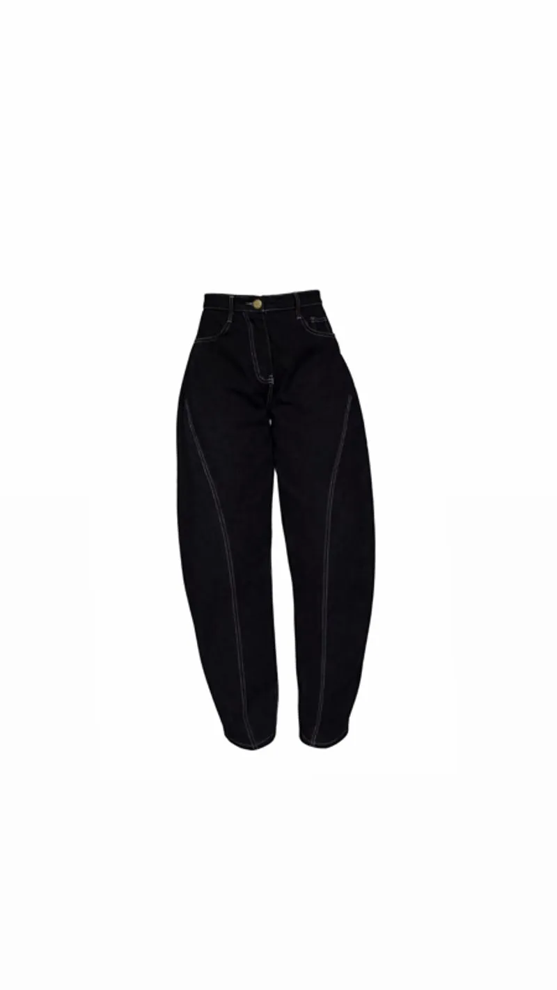 Barrel Jeans Hitam photo 1
