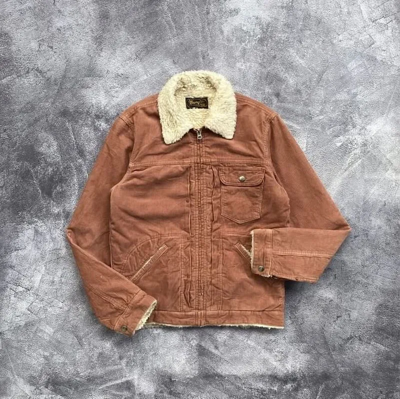Wrangler corduroy sherpa jacket photo 1