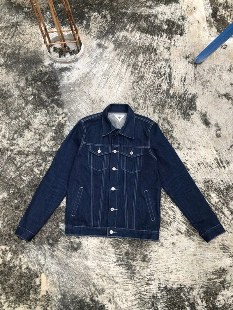 Denim jacket blue indigo photo 1