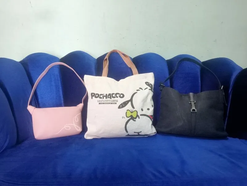 Paket 3pcs/totebag/shoulder bag/hobow/tas hp wanita  photo 1